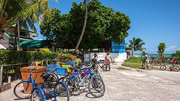 Activités aux Seychelles - La Digue à vélo