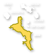 Lage von Mahé