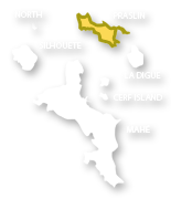 Seychellen Map