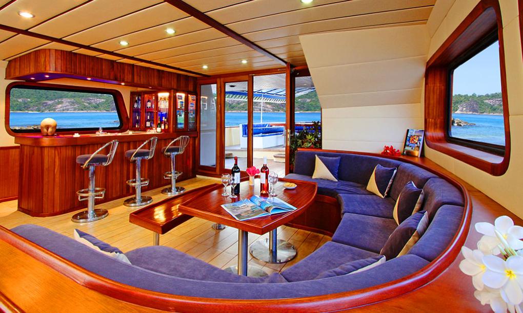 Silhouette Sea Star & Sea Bird