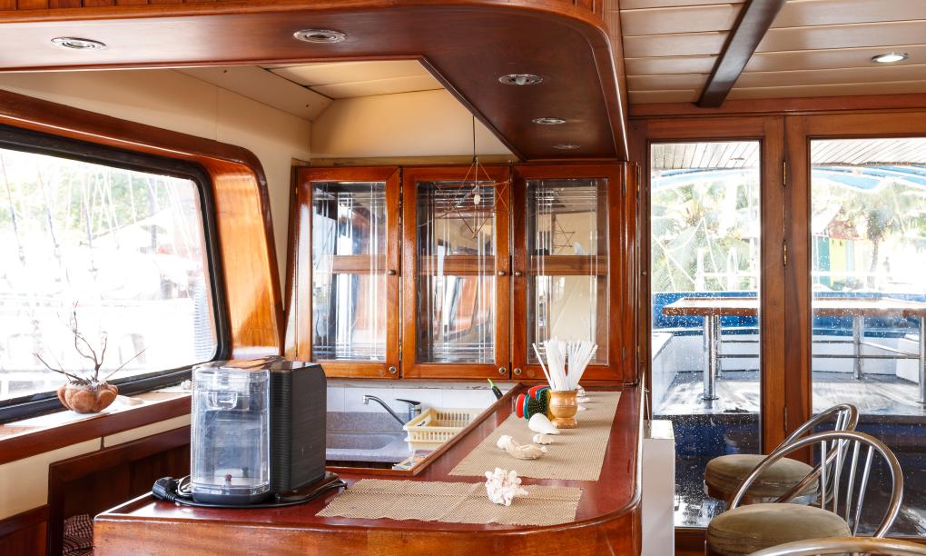 Silhouette Sea Star & Sea Bird