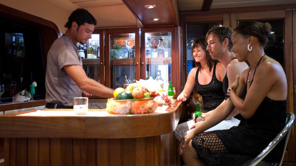 Photo 49: Silhouette Sea Star & Sea Bird - Seychelles (Seychelles)