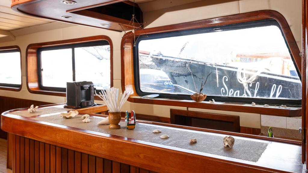 Foto 92: Silhouette Sea Star & Sea Bird - Seychelles (Seychelles)