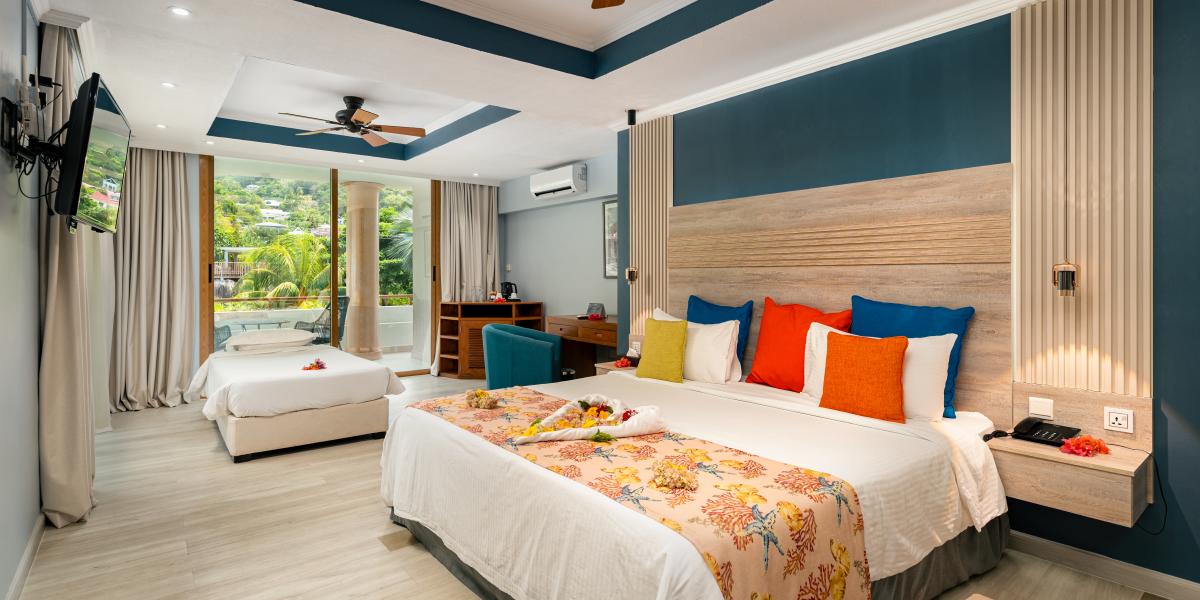 Crown Beach Hotel - Familjerum med bergsutsikt