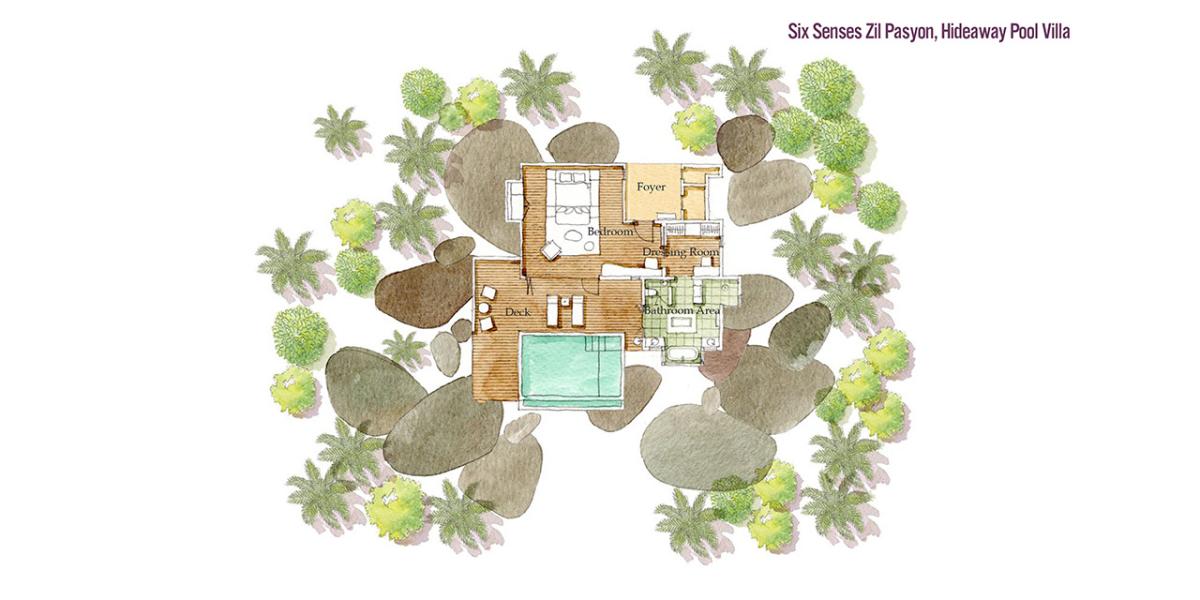 Six Senses Zil Pasyon - Hideaway Pool Villa