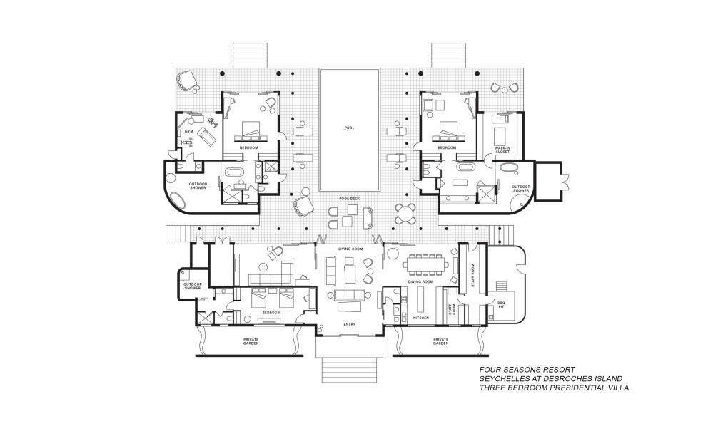 Four Seasons Resort Desroches Island - 3-Schlafzimmer Präsidenten-Villa