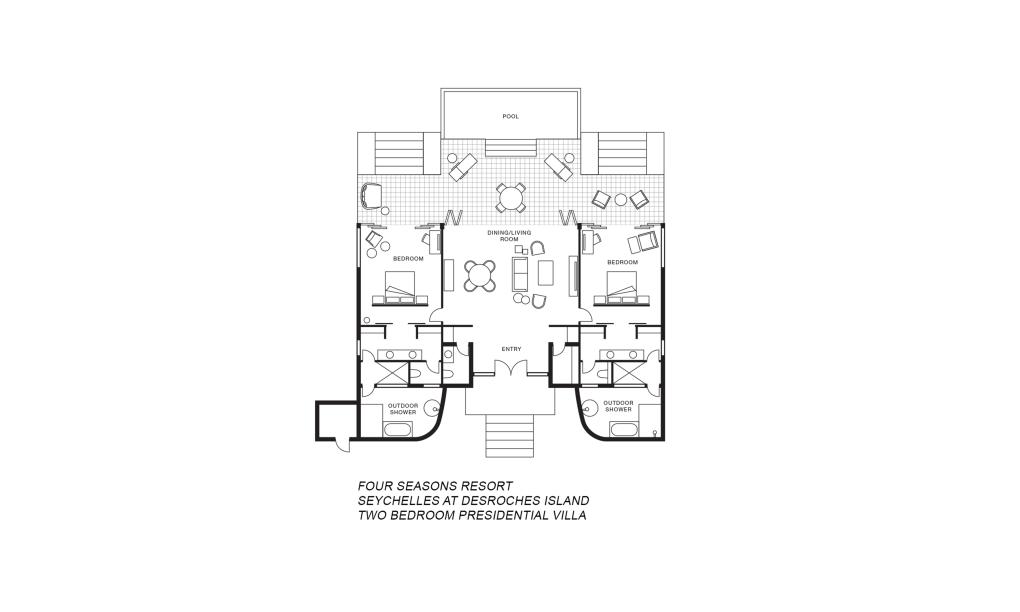 Four Seasons Resort Desroches Island - 2-Schlafzimmer Präsidenten-Villa