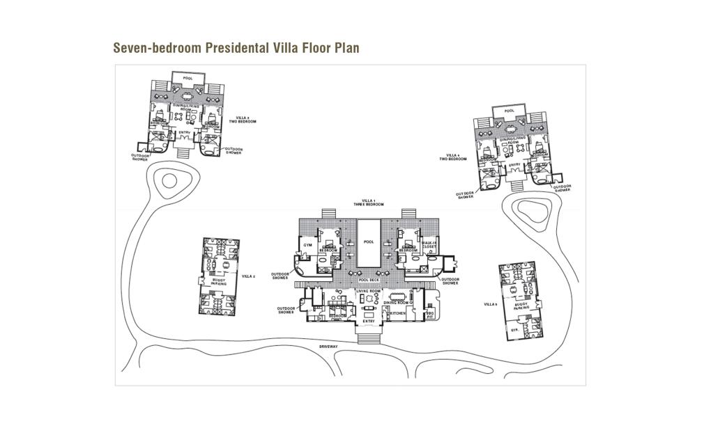 Four Seasons Resort Desroches Island - 7-Schlafzimmer Präsidenten-Villa