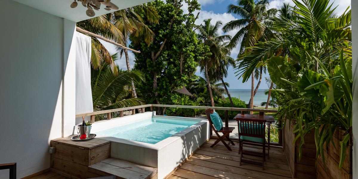 Bliss Hotel Praslin - Beach House - Beach Deluxe Zimmer