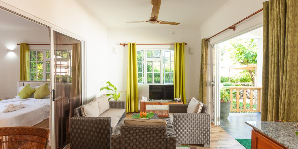 Villa Charette - Appartement mit Gartenblick