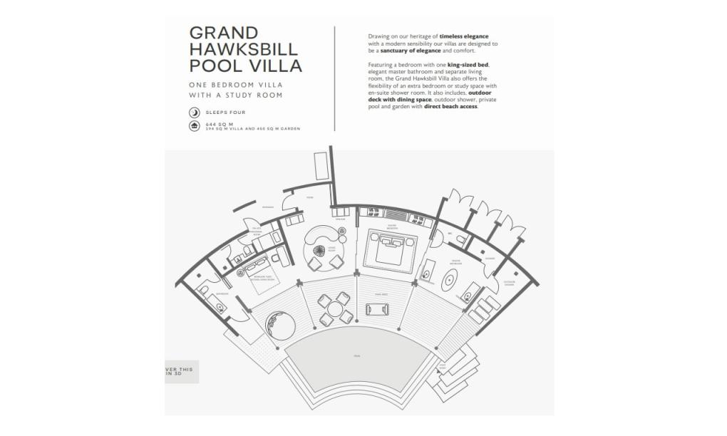 Waldorf Astoria Seychelles Platte Island - Grand Hawksbill Pool Villa