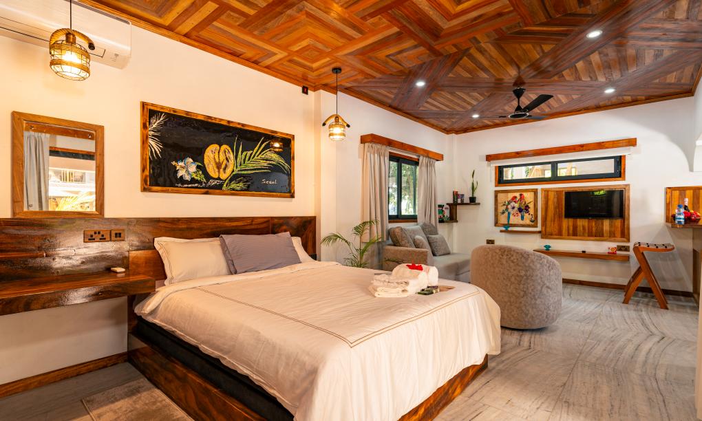 Alibel Beach Villa - Studio Palm Villa mit Massagebett