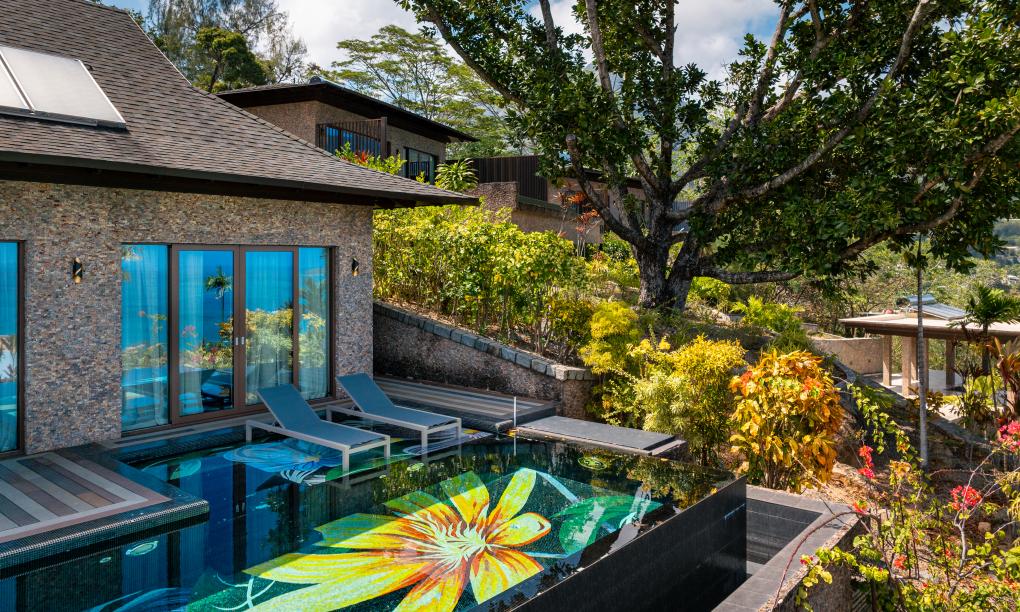 Gardens Hill Resort & Spa - Exclusive Pool Villa Meerblick