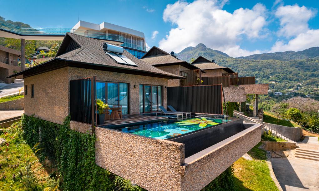 Gardens Hill Resort & Spa - Exclusive Pool Villa Meerblick