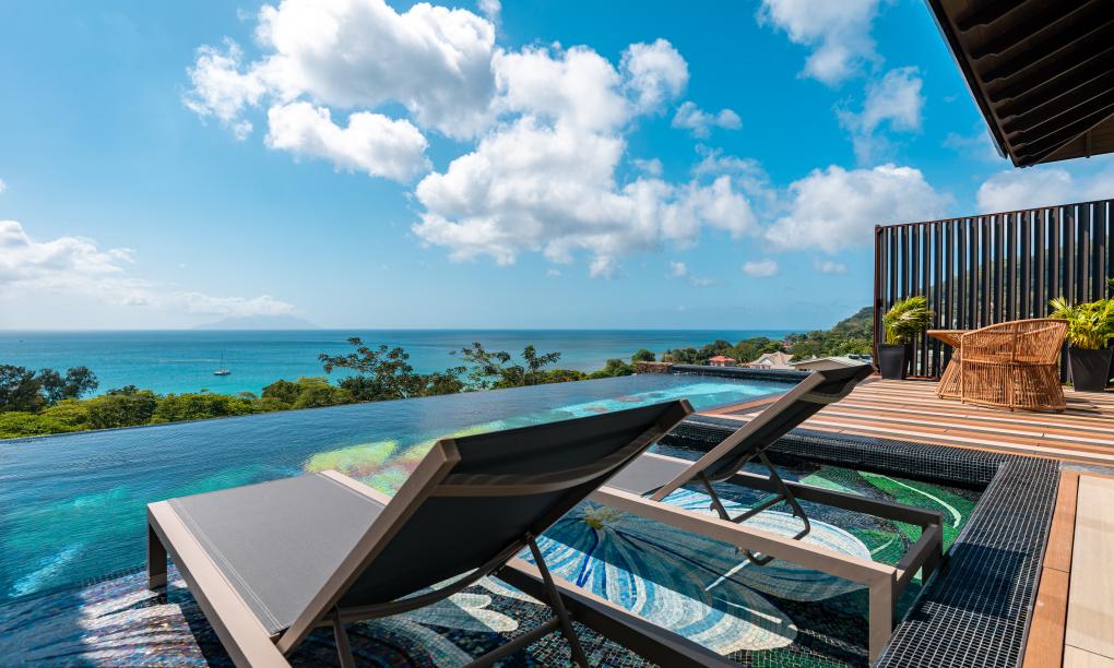 Gardens Hill Resort & Spa - Exclusive Pool Villa Meerblick