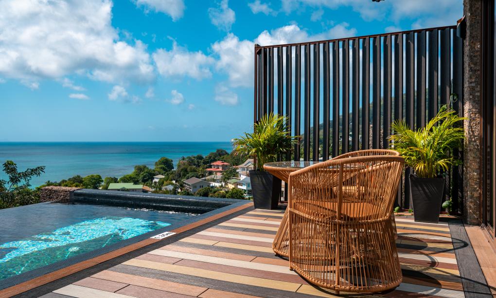 Gardens Hill Resort & Spa - Exclusive Pool Villa Meerblick