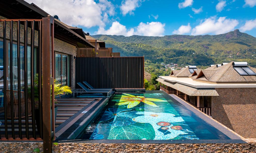 Gardens Hill Resort & Spa - Exclusive Pool Villa Meerblick