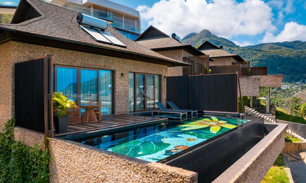 Gardens Hill Resort & Spa - Exclusive Pool Villa Meerblick