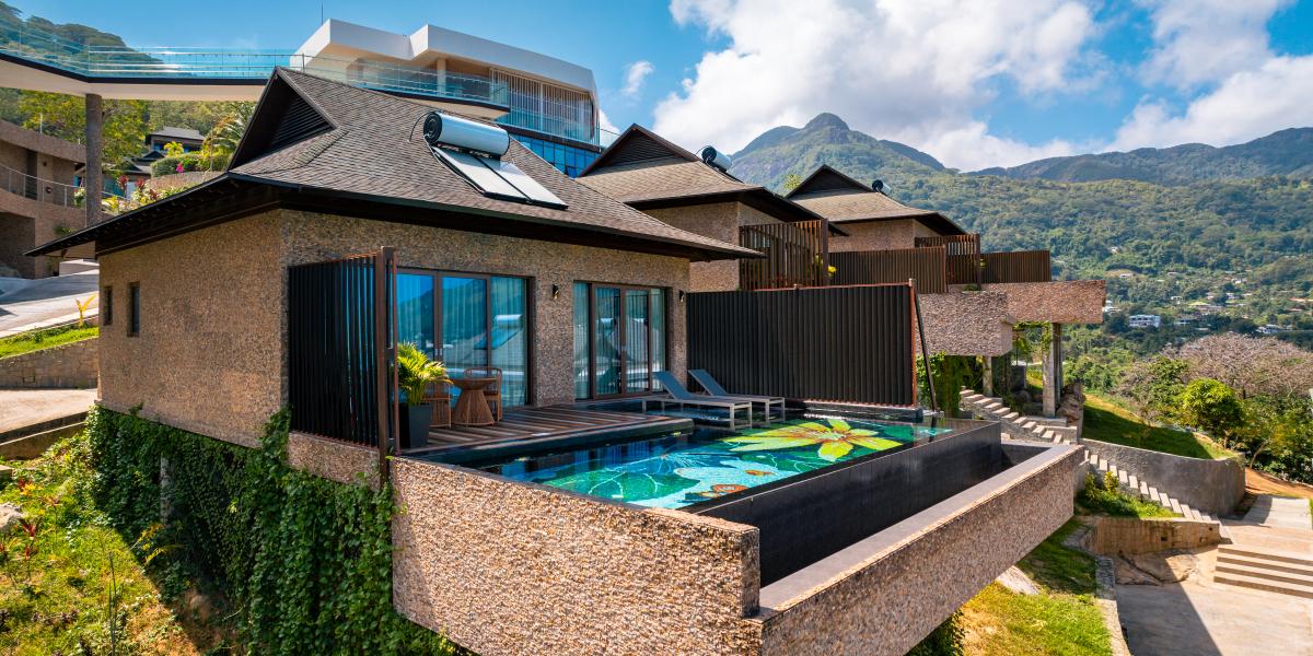 Gardens Hill Resort & Spa - Exclusive Pool Villa Meerblick