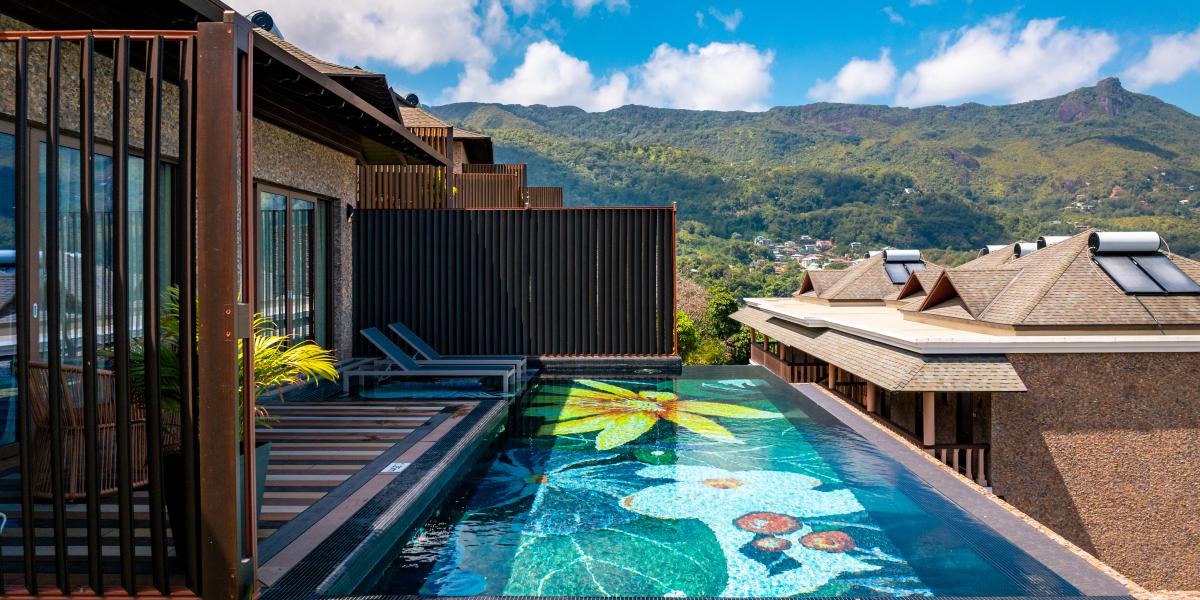 Gardens Hill Resort & Spa - Exclusive Pool Villa Meerblick