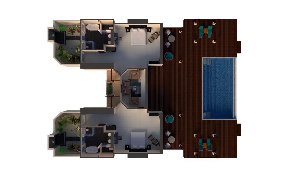 Labriz Silhouette Seychelles - Two Bedroom Garden Oasis Family Pool Villa