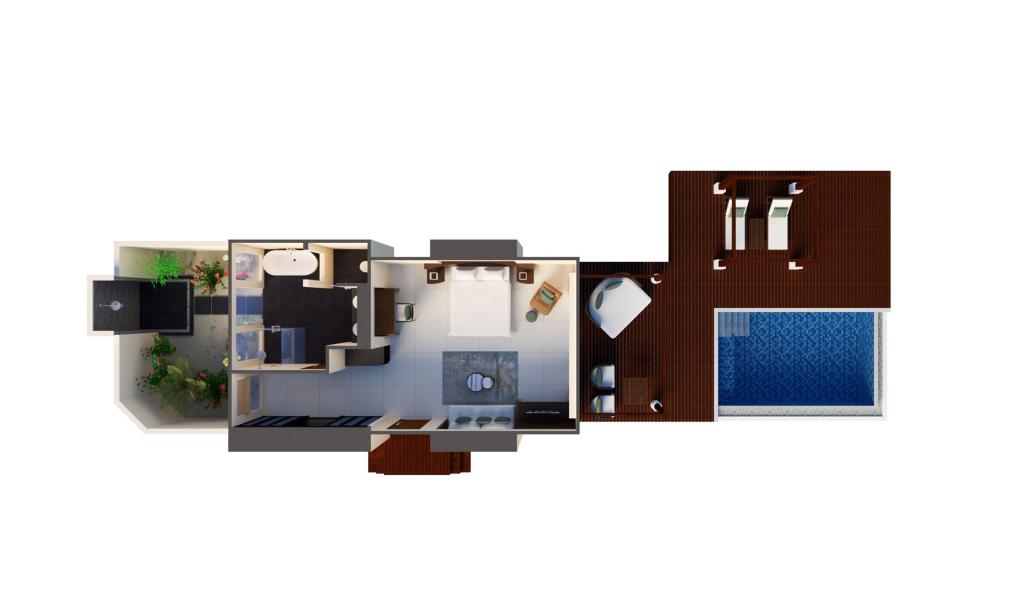 Labriz Silhouette Seychelles - Garden Oasis Pool Villa