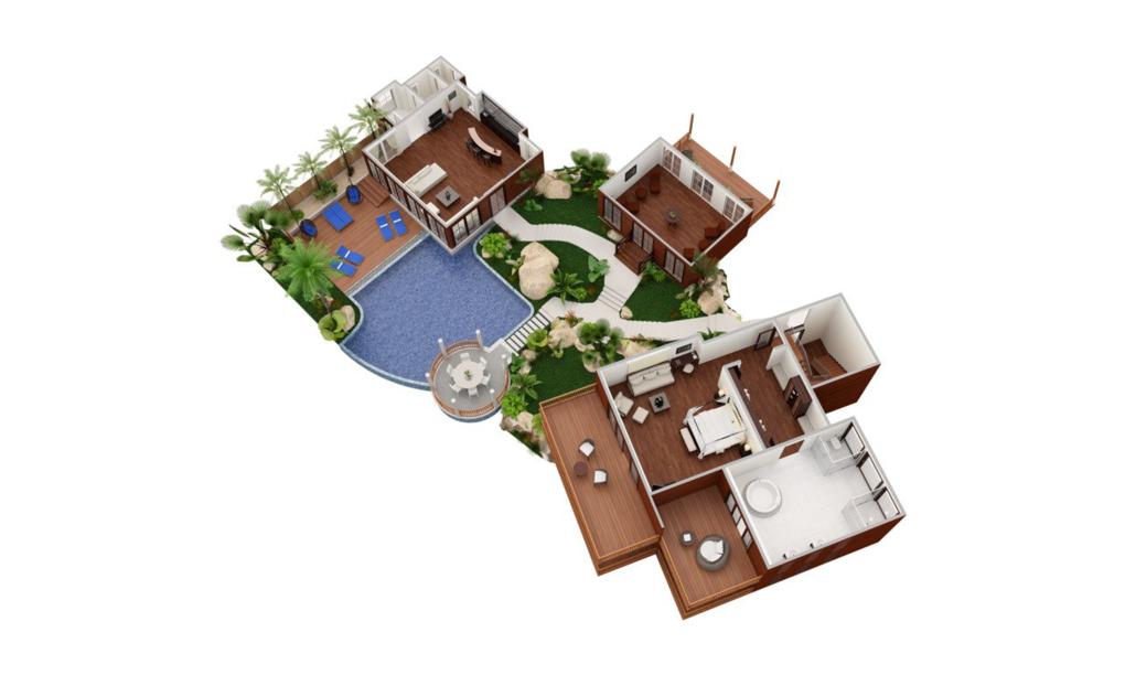 Labriz Silhouette Seychelles - Two Bedroom Labriz Retreat