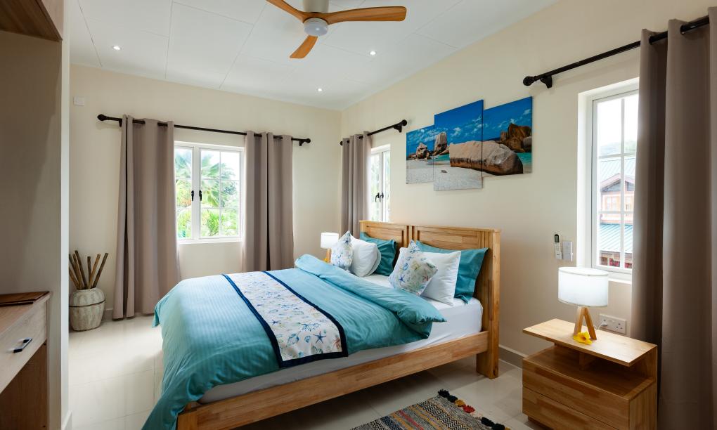 La Digue Coral Self Catering Apartments - Meerblick Appartement