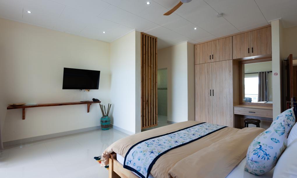 La Digue Coral Self Catering Apartments - Meerblick Appartement