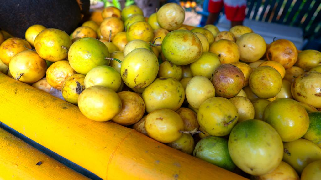 Ripe passion fruits Ripe passion fruits