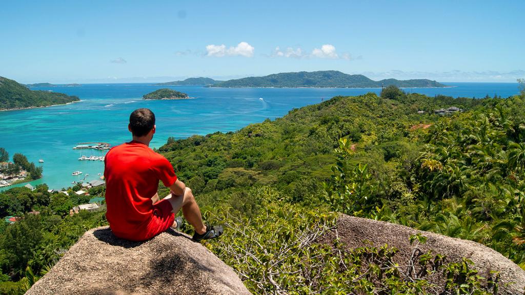 Break at the highest point of the park