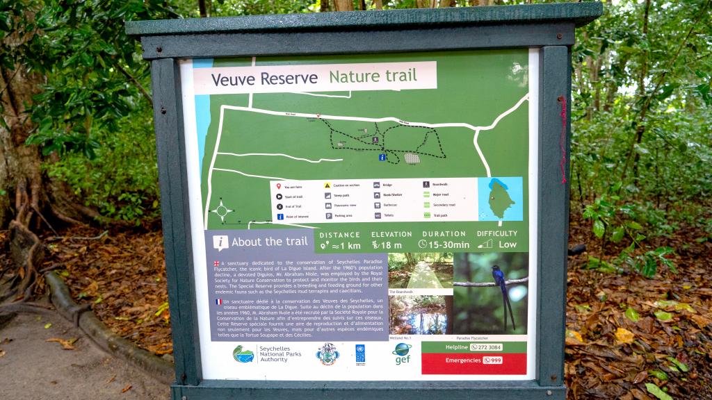 Information board at the Veuve Nature Reserve Information board at the Veuve Nature Reserve