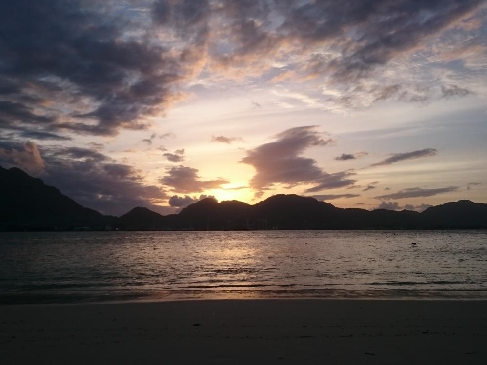 Sonnenuntergang Cerf Island