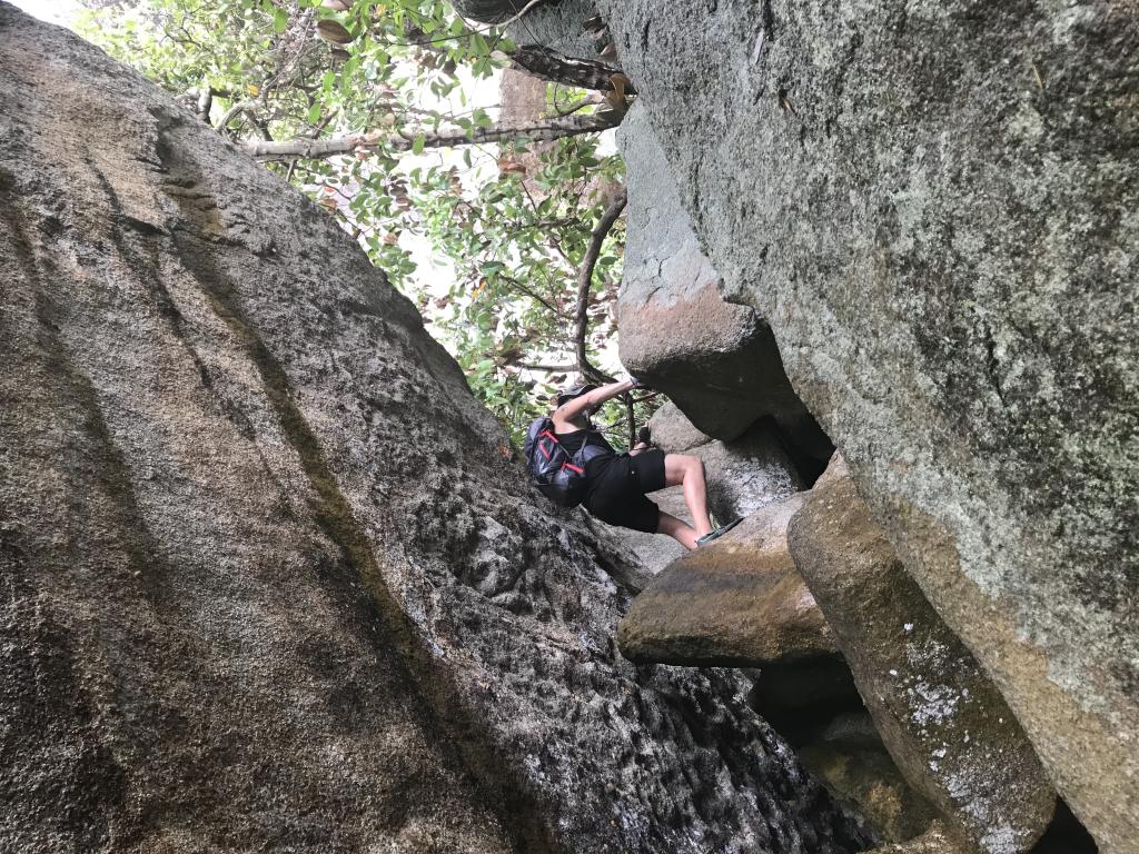Unterwegs auf La Digue