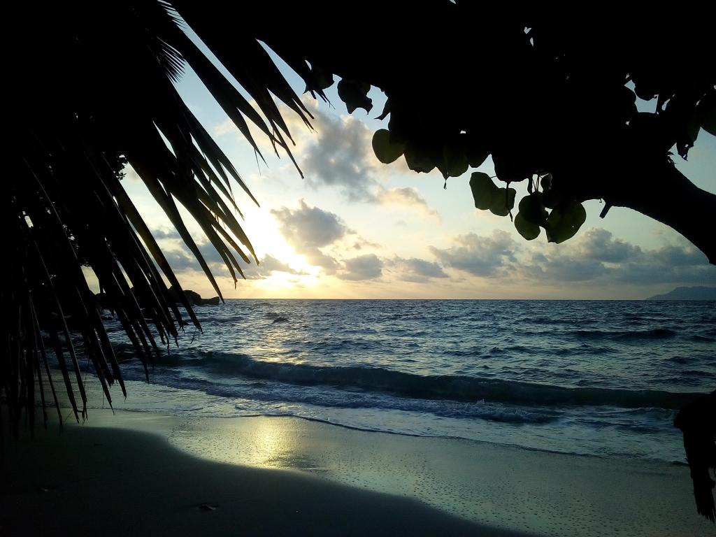 Sonnenuntergang am Bliss Hotel