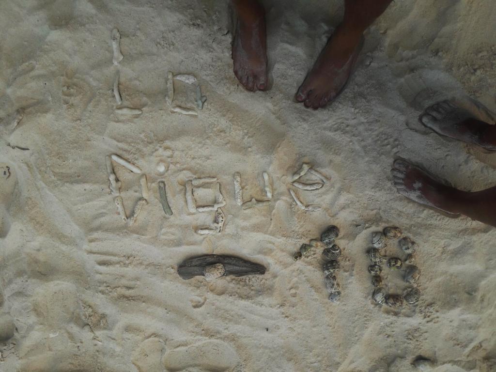 Zeitvertreib am Strand