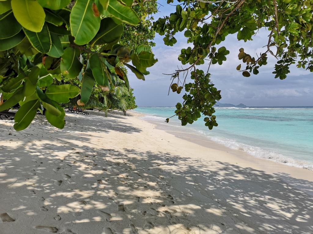 Strand auf Silhouette Strand auf Silhouette