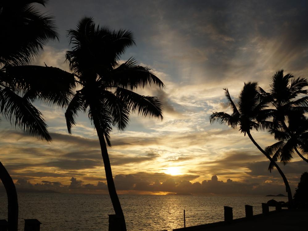 Sonnenuntergang Coco de Mer Praslin