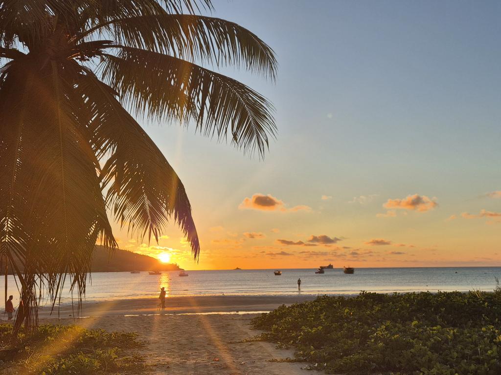 Sonnenuntergang an der Anse à la Mouche