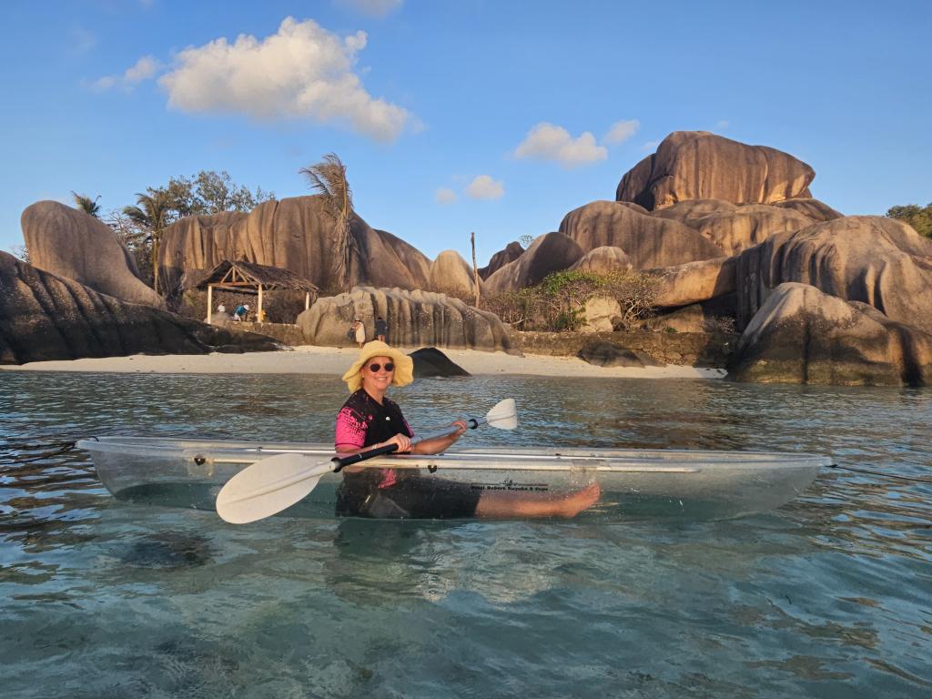 Kajaktour auf La Digue