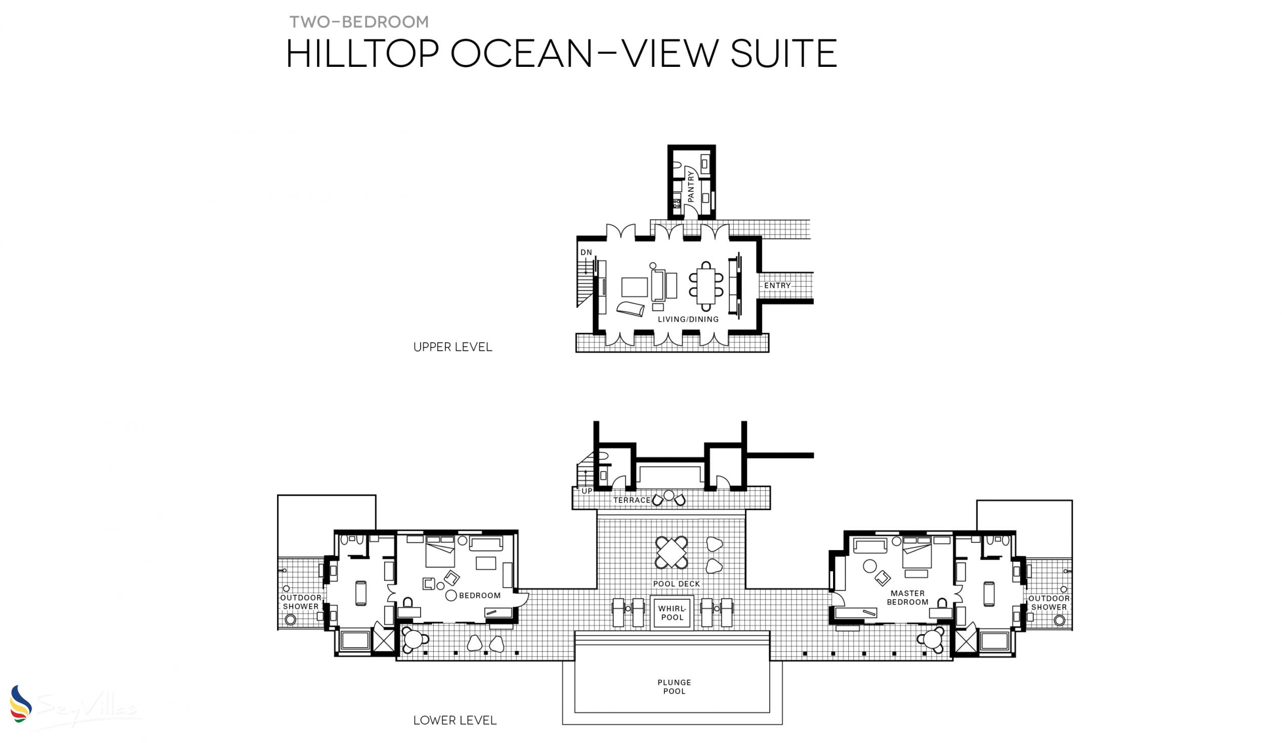 Foto 79: Four Seasons Resort - 2-Bedroom Hilltop Ocean View Suite - Mahé (Seychellen)