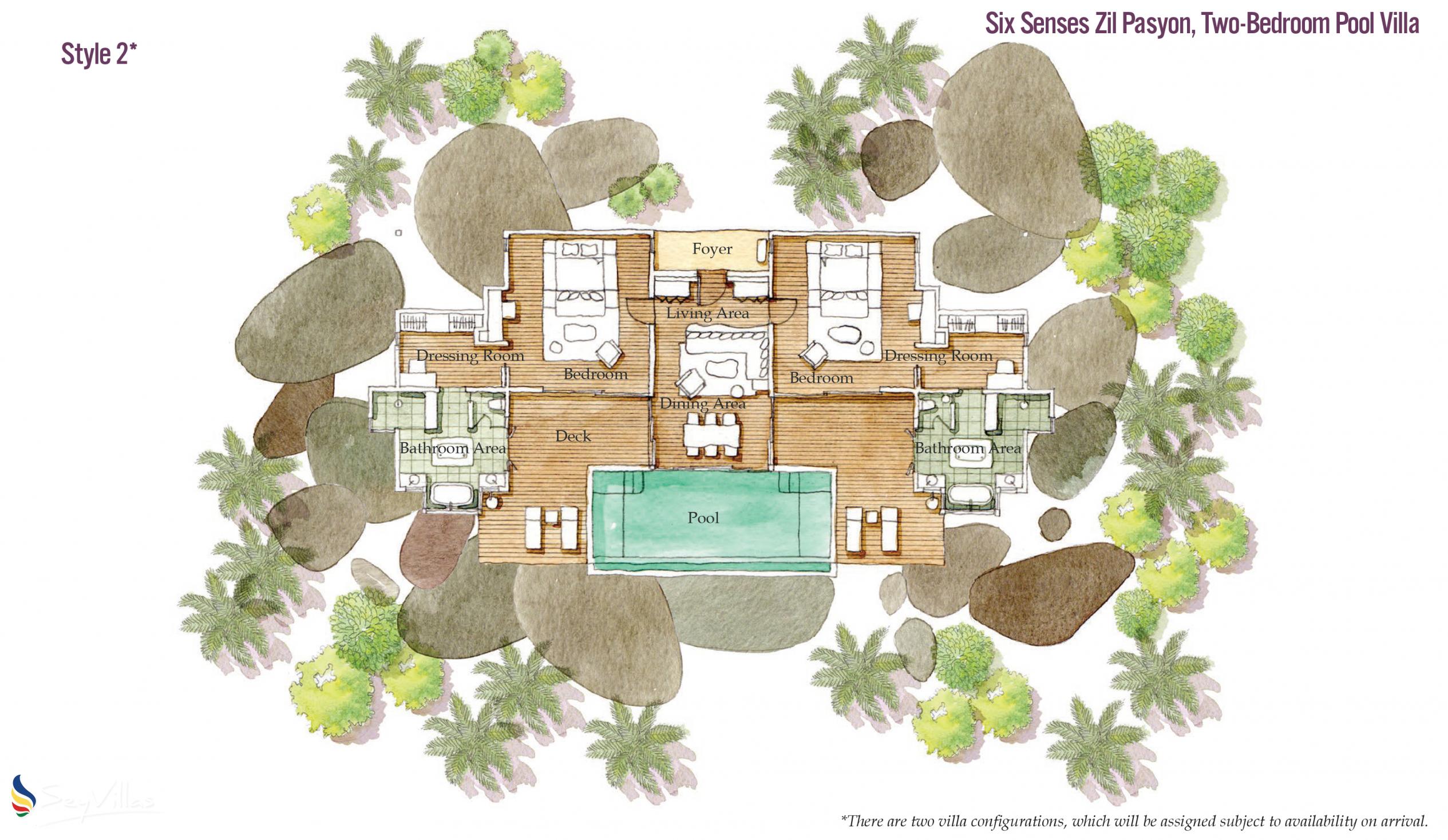 Foto 109: Six Senses Zil Pasyon - 2-Schlafzimmer Signature Pool Villa - Félicité (Seychellen)