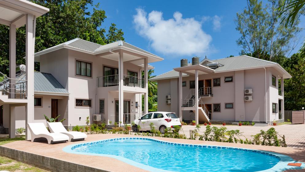 Appartement "Palm Holiday Apartments" auf Praslin (Seychellen